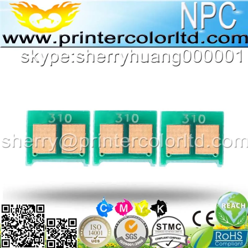 (1 шт./лот) Лидер продаж! Чип картриджа с тонером для HP LaserJet Pro 200 Color M251n/276nw/276n Canon