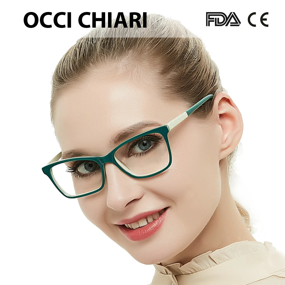 OCCI CHIARI, модные очки с прозрачными линзами, для женщин, кошачий глаз, фирменный дизайн, по рецепту, медицинские оптические очки, оправа, W-CARIGI
