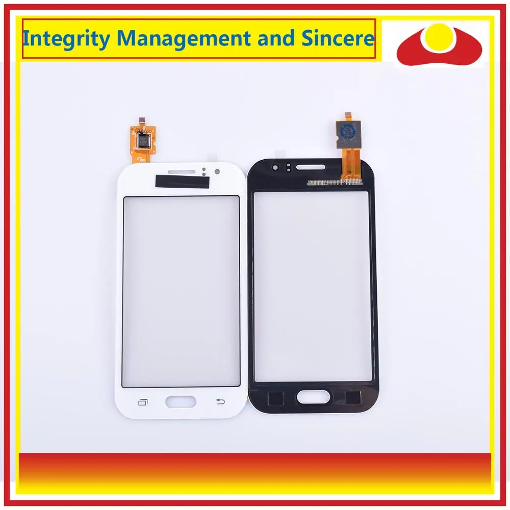 10 шт./лот для Samsung Galaxy J1 Ace J110 J110H J110F J110FM сенсорный экран внешняя стеклянная линза