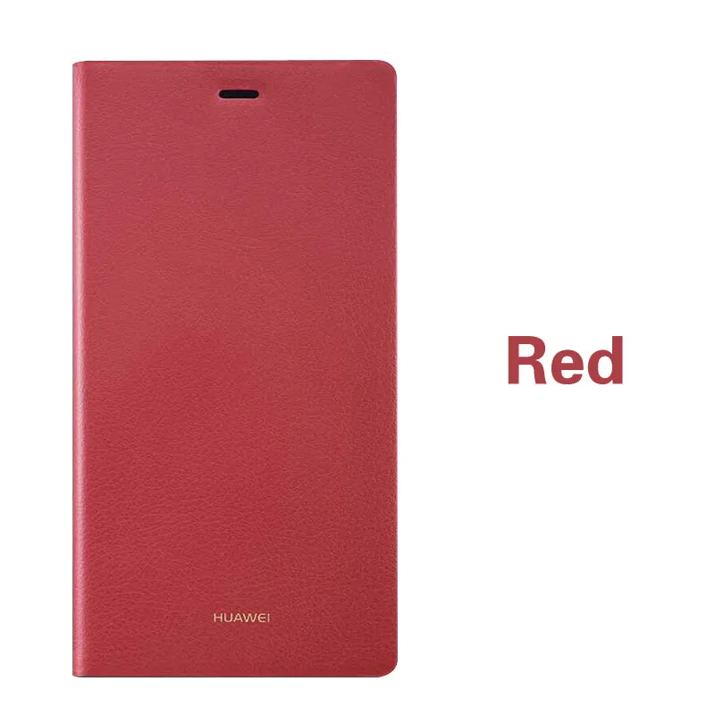 Red Чехол для huawei P8, официальный, высокое качество, кожаный чехол-книжка для телефона huawei Ascend P8 standard edition, 5,2 дюймов, чехол для телефона - Цвет: Red