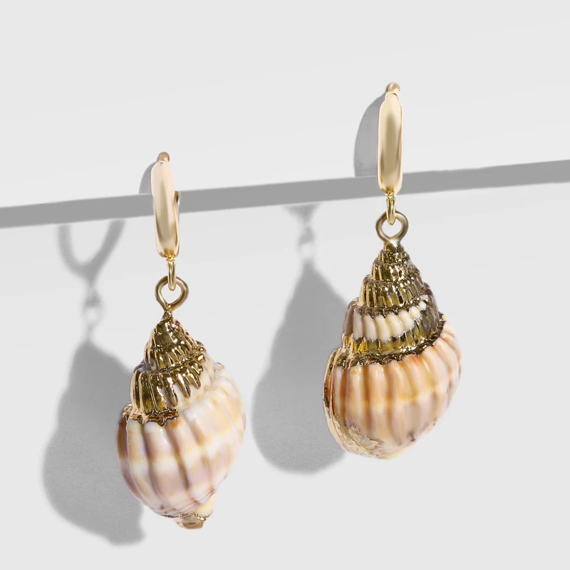 Новинка Лидер продаж модные серьги OCESRIO в виде ракушек подвески Za для девушек