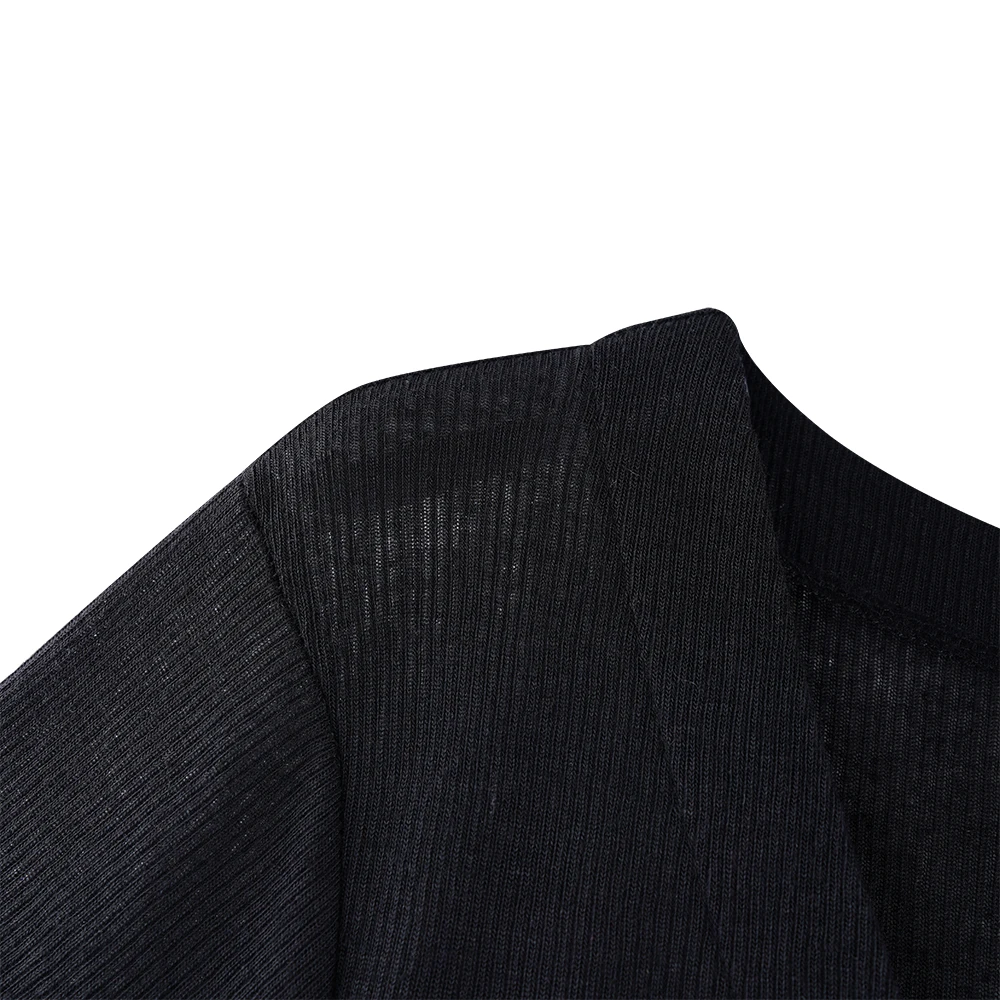 Сексуальное женское платье для сна модные вязаные ночные рубашки с v-образным