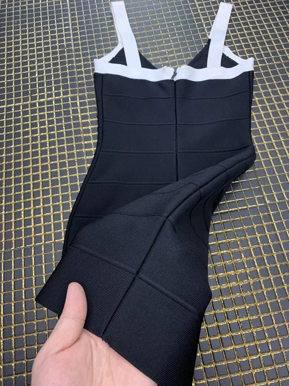 

2019 New black Elegant Women vestido V-Neck Spaghetti Strap Bodycon Celebrity evening Party Bandage Dresses wholesale