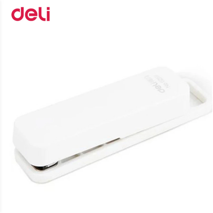 Новинка степлер для книги Deli мультфильм с коробкой офисные принадлежности