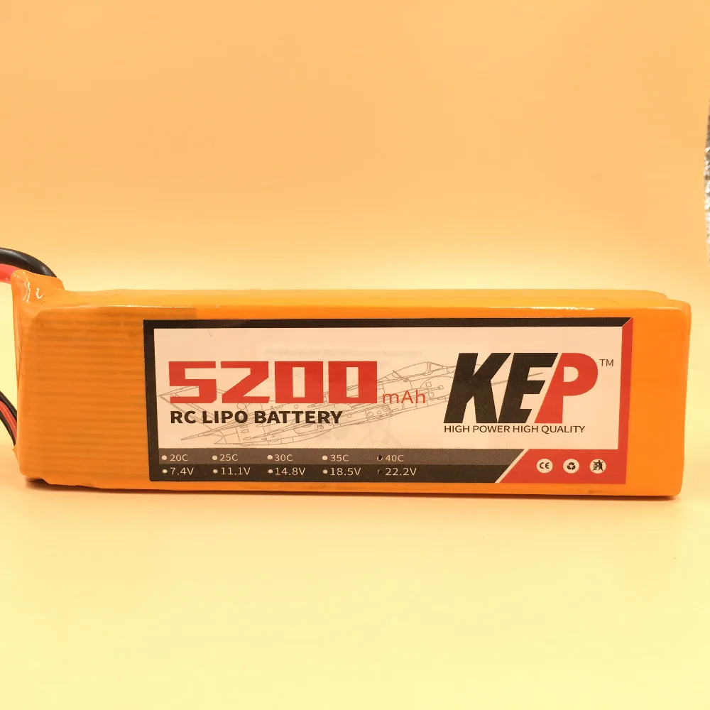 KEP 4S RC Lipo аккумулятор 14 8 v 5200mAh 30C Max 60C для самолета вертолета автомобиля лодки