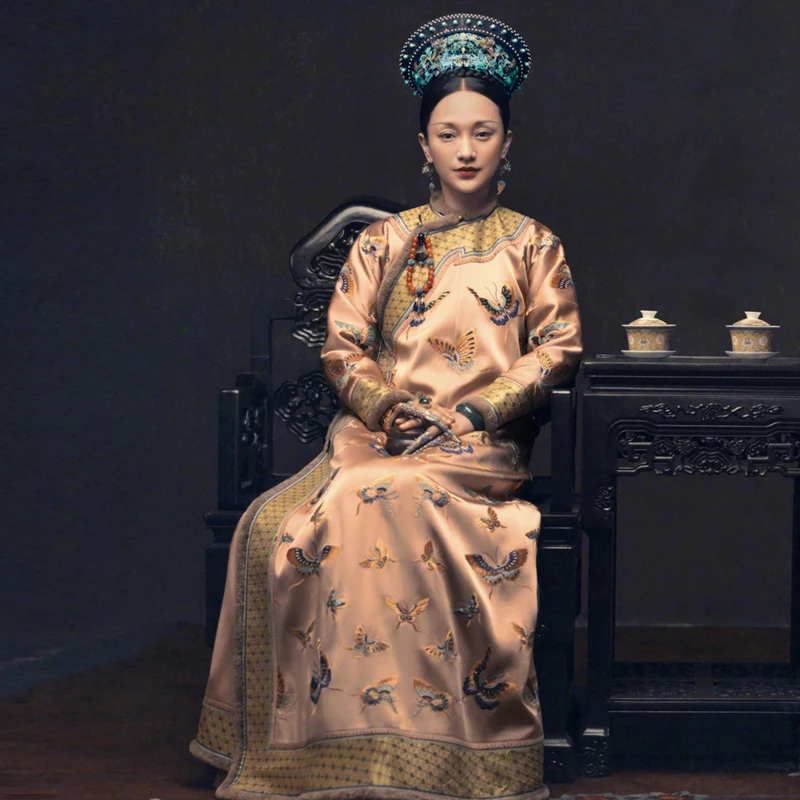 3 вида конструкций вышивка Hanfu костюм Цинь дворец династии принцесса костюм для новейшая телевизионная игра Королевская любовь во дворце