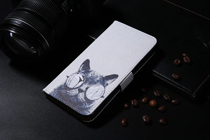Lustful Cat Meizu c9 pro Чехол-книжка кожаный флип-кошелек силиконовый чехол на Meizu c9 pro Чехол для телефона аниме для Meizu m9c 16th M6 Note m6t Coque - Цвет: Lustful Cat