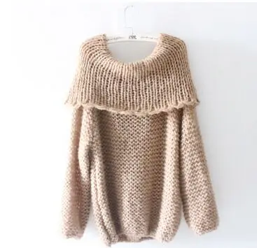 Женский трикотажный свитер с вырезом лодочкой и открытыми плечами | Женская