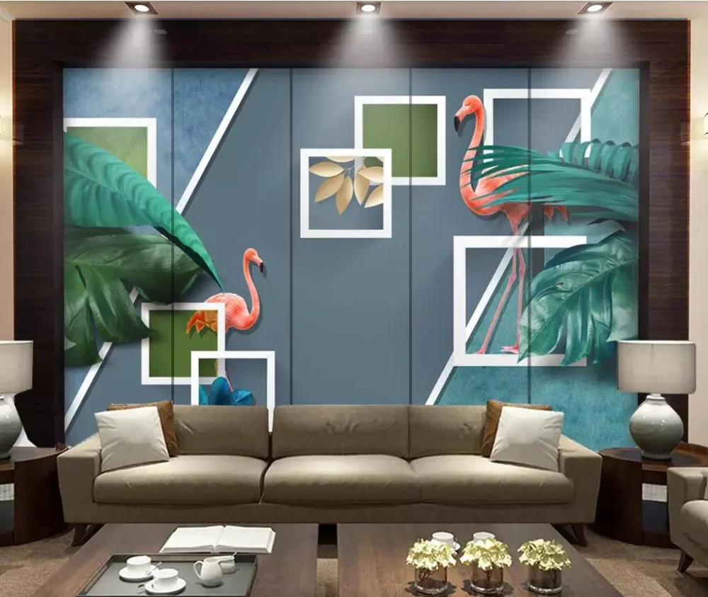 Современная и Контрактная Геометрическая диаграмма гостиная спальня установка