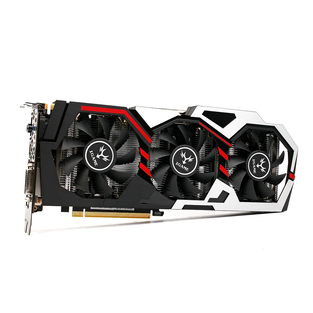 Новая видеокарта GeForce IGame GTX 1080 ёмкость UT V2 лучшие красочные Графика карты 256bit GDDR5X