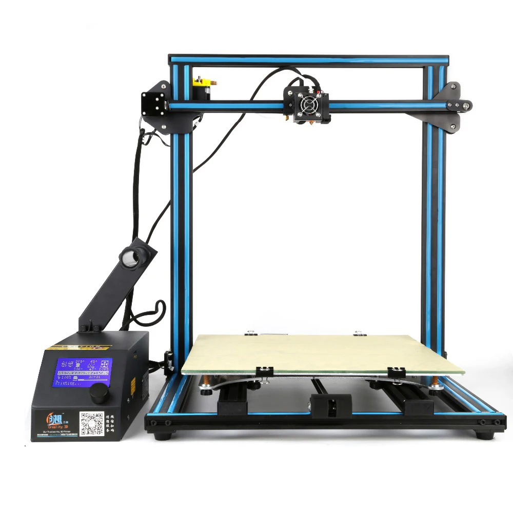 Creality CR-10-plus большой размер печати DIY настольный 3d принтер печать различные нити с подогревом кровать