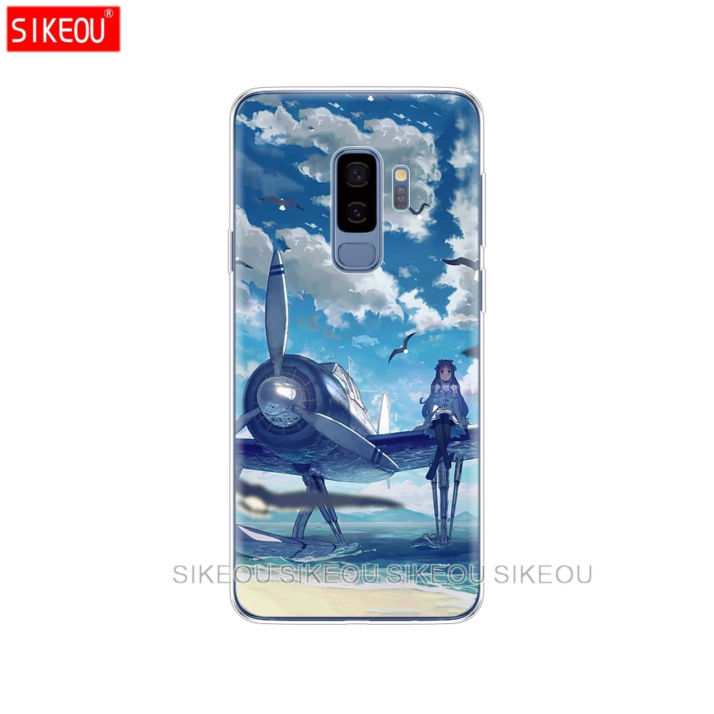 Силиконовый чехол для телефона Samsung Galaxy S9 S8 S7 S6 edge S5 S4 S3 PLUS авиационный самолет