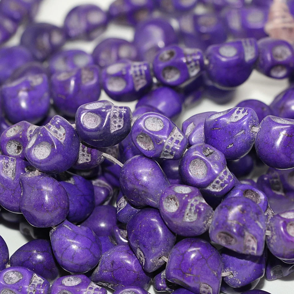 Бусины-бирюзы разных цветов в форме призрака 13 мм | Украшения и аксессуары