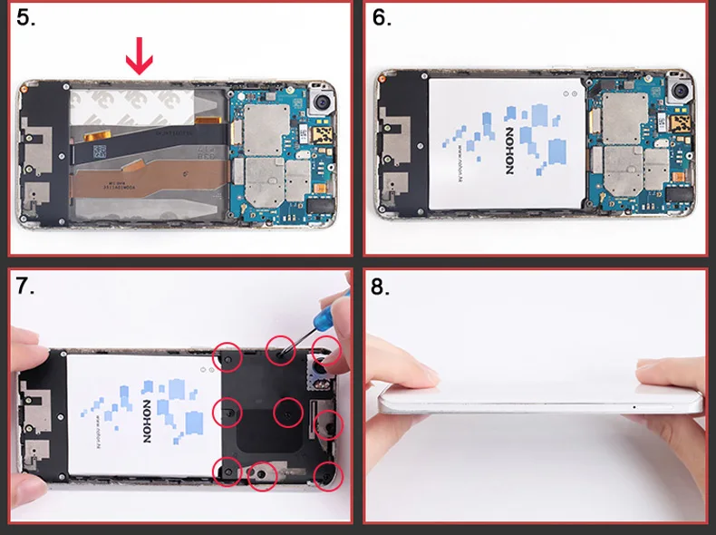 NOHON BM22 батарея для Xiaomi mi 5 mi 5 аккумулятор сменный телефон батарейка 3000 мАч литий-полимерный бесплатные инструменты Розничная упаковка