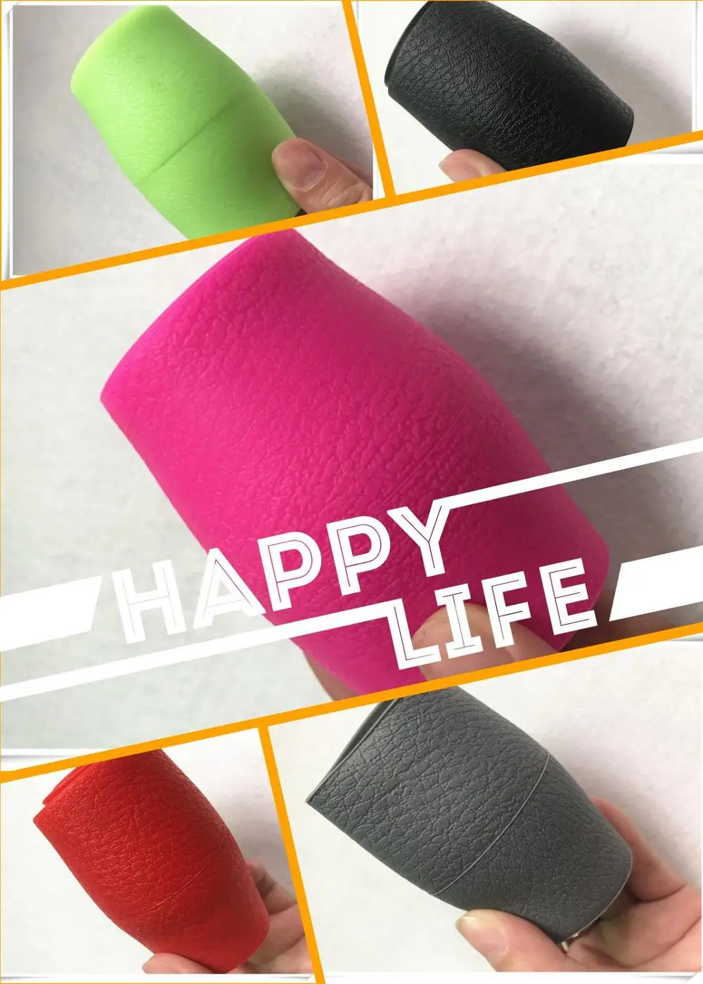 Хо Новый Силикагель искусственная кожа Чехол рулевого колеса автомобиля для Great