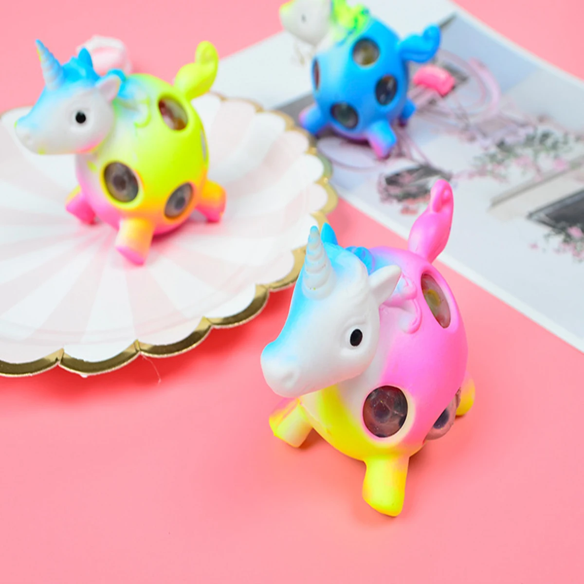 Дадаизма с надписью «Unicorns вентиляционный мяч сжатие приколы, розыгрышки игрушки анти-стресс мяч забавная игрушка-Антистресс игрушка забавные мультипликационные животные