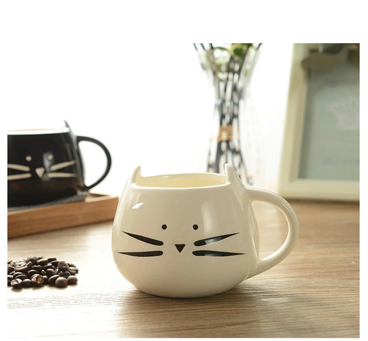 HELLOYOUNG милый кот кофейная кружка животное молоко кружка керамическая креативная кофейная фарфоровая чайная чашка хорошие подарки