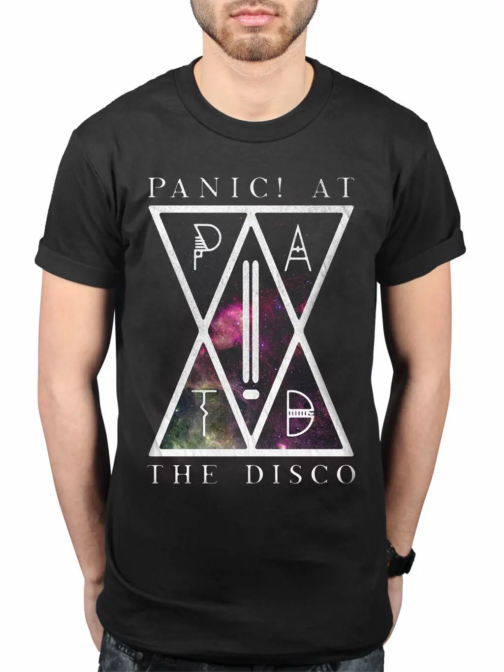 Официальный Panic! At The Disco PATD футболка диско слишком странно чтобы жить редко можно