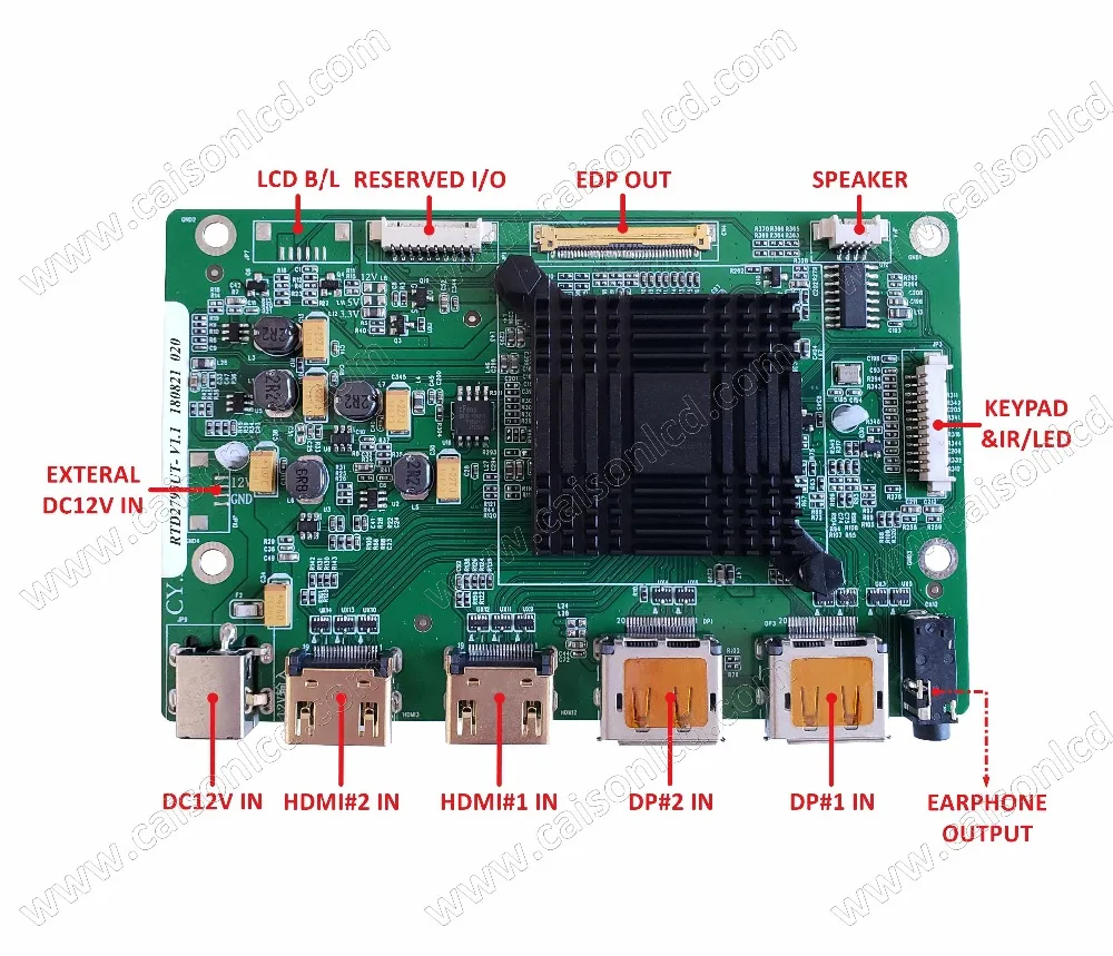 Плата контроллера 2DP + Audio 4K LCD с поддержкой 13 3 дюймовой ЖК-панели 3840*2160 - купить по