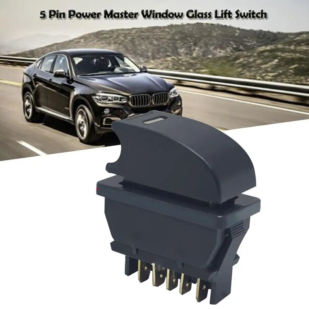 12V Универсальный Автомобильный 5 Pin Power Master Window стеклянный подъемный