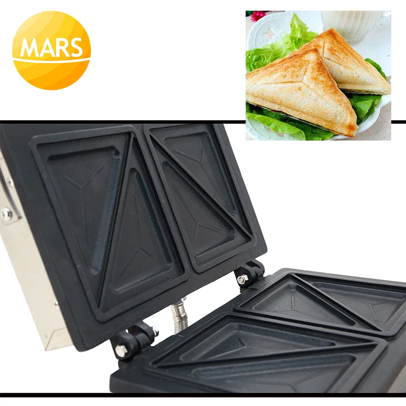 Electric Egg Sandwich Maker Mini Bread Grill Machine 110v 220v Breakfast Press Toaster Mould Iron | Бытовая техника