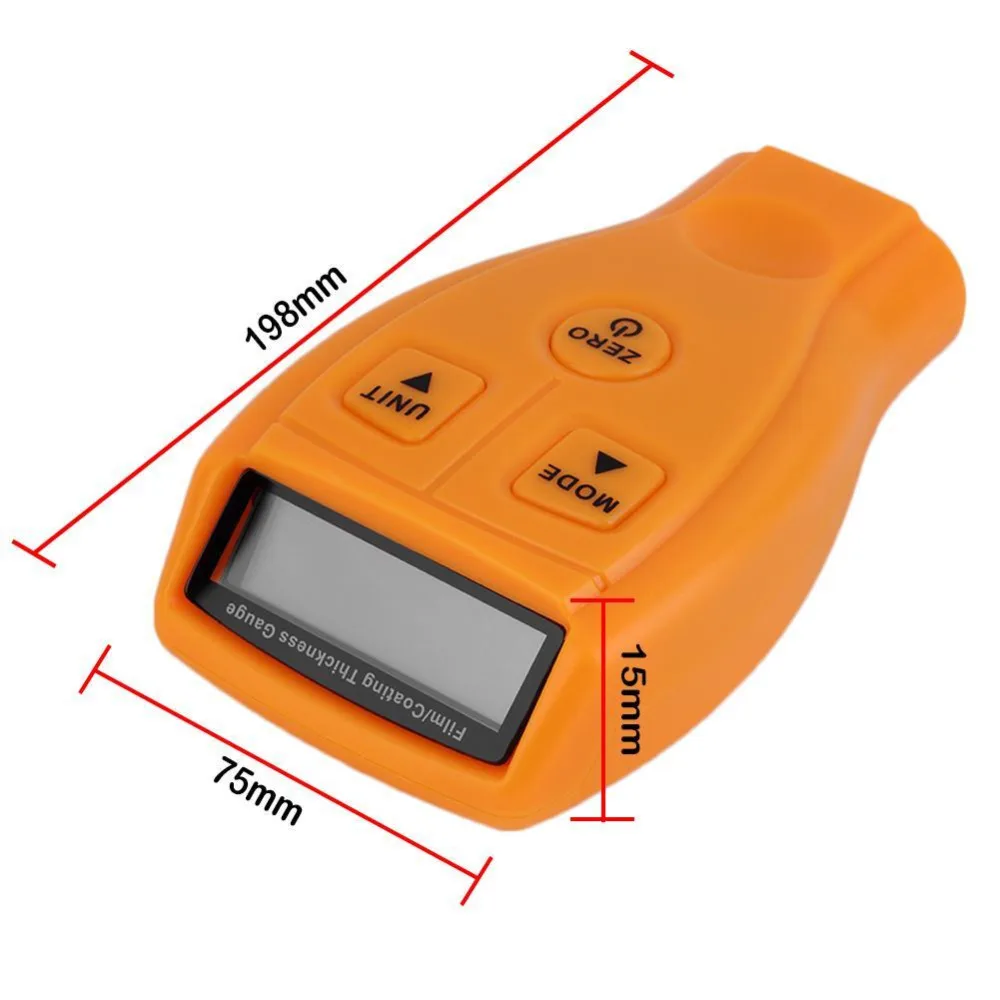 GM200 ультразвуковая пленка Покрытие Мини толщиномер покрытие автомобиля