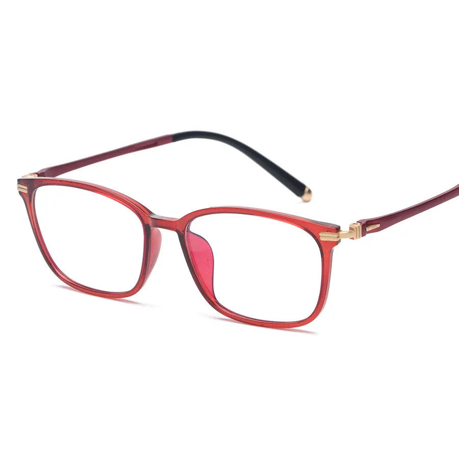 Качество Пластик Сталь пей глаз Очки Для мужчин ретро прямоугольник кадров