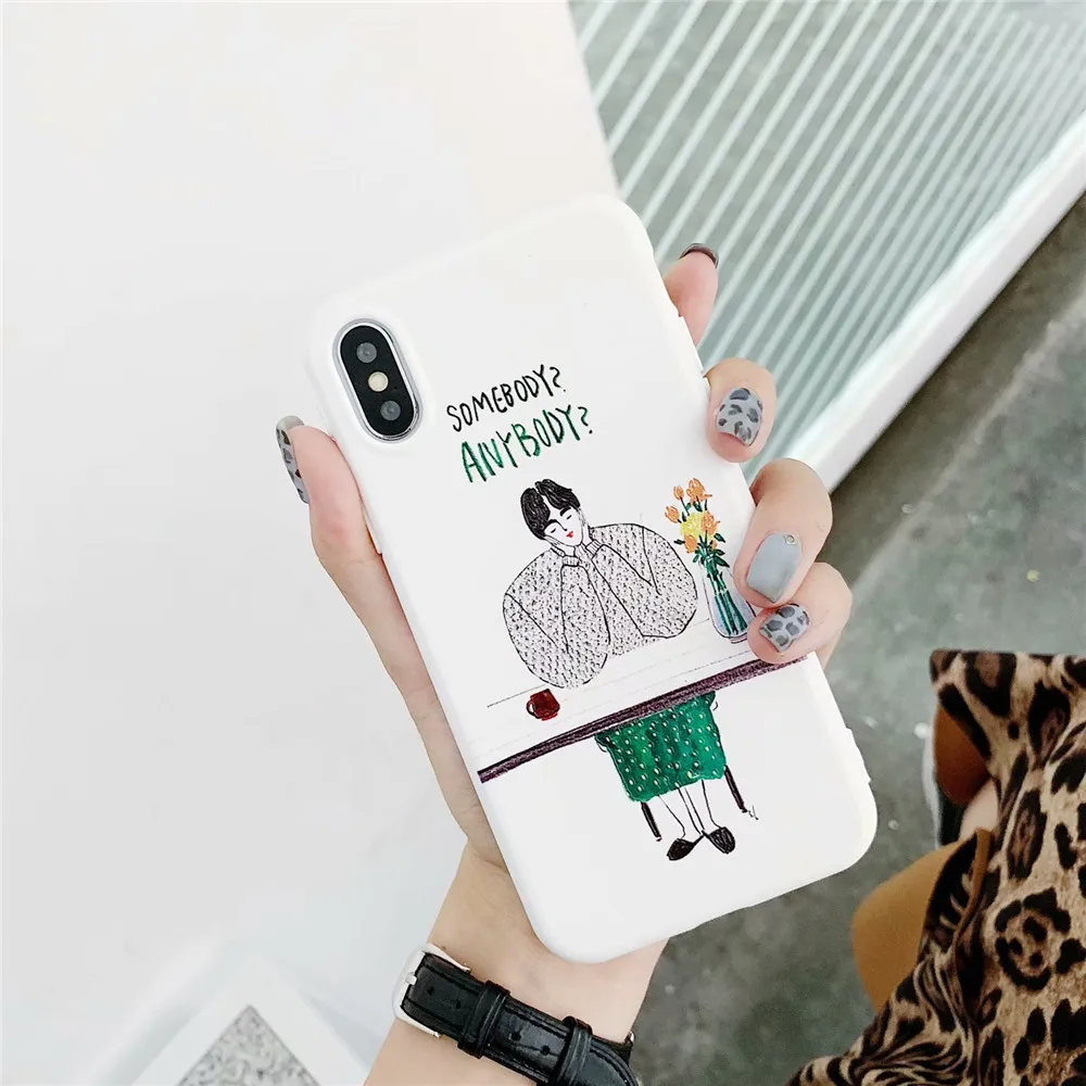 Любителей искусства Телефон чехол для iPhone XS Макс горячей абстрактное мышление