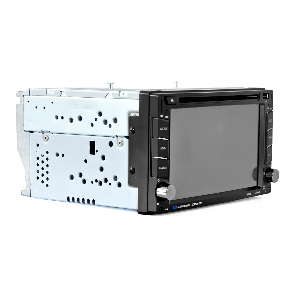 Универсальный 6.2 дюймов 2din Авто Радио Bluetooth Сенсорный dvd-плеер стерео MP3/MP5 AUX FM
