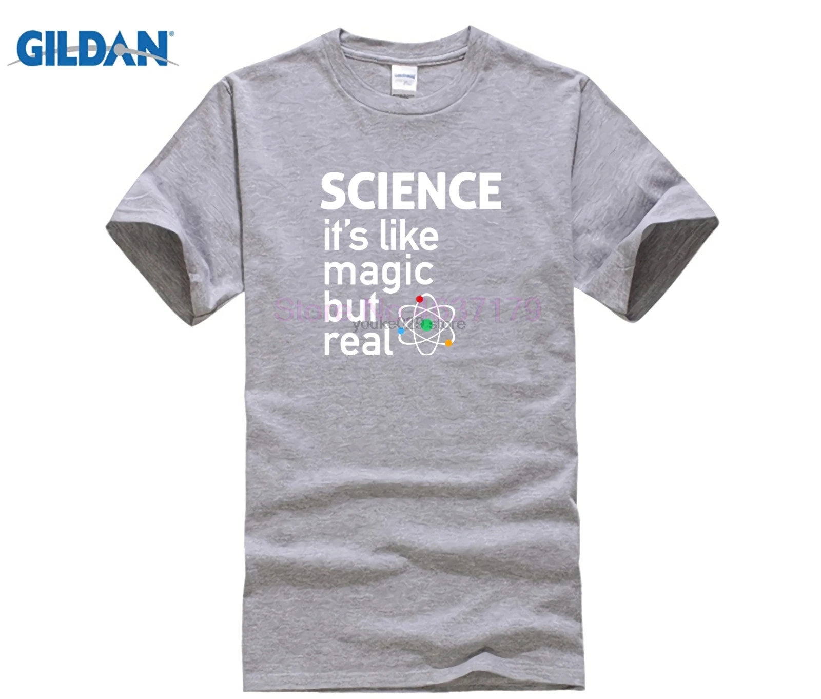 Мужская футболка высокого качества для взрослых SCIENCE It's Like Magic But Real homme Big bang theory