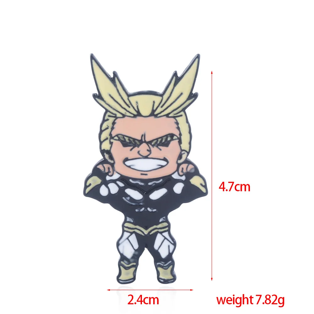 Мой герой Academy на булавке Броши izku Midoriya Katsuki Bakugou All Might шото Тодороки фигурка значок нагрудный знак брошь ювелирные изделия
