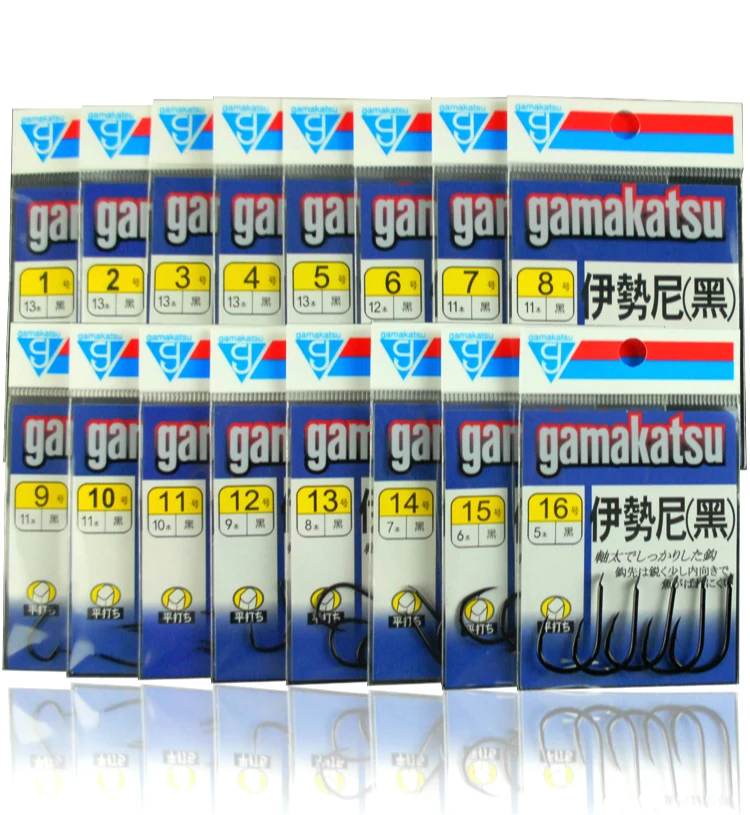 Gamakatsu черный колючий крючок японский импортный Карп из углеродистой стали