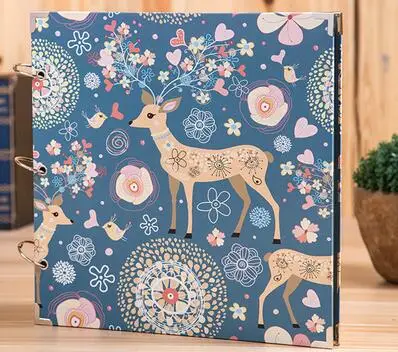 16 дюймов DIY ручной пастообразный фотоальбом Большой альбом креативная пара подарки детям на день рождения детский фотоальбом