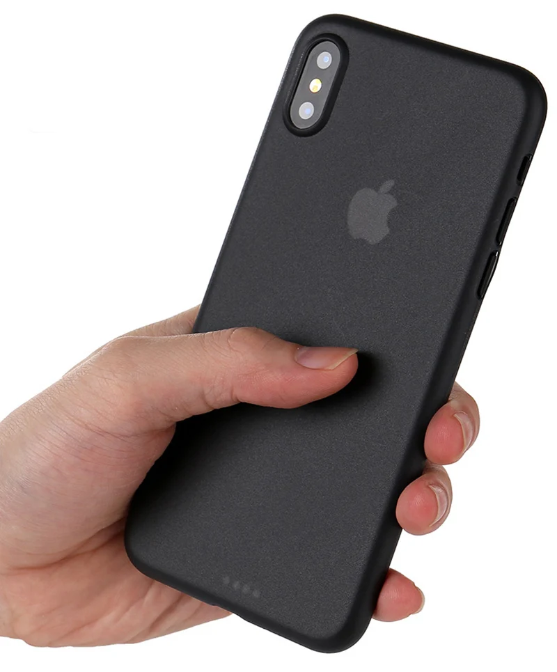 0 3 мм Ультратонкий матовый полипропиленовый чехол для iPhone XR X XS Max 8 7 Plus 6 S SE 5 5S