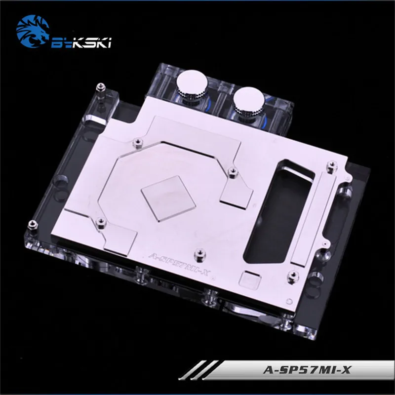 Bykski A-SP57MI-X полный охват GPU водный блок для Sapphire RX570 4G D5 его теплоотвод видеокарты