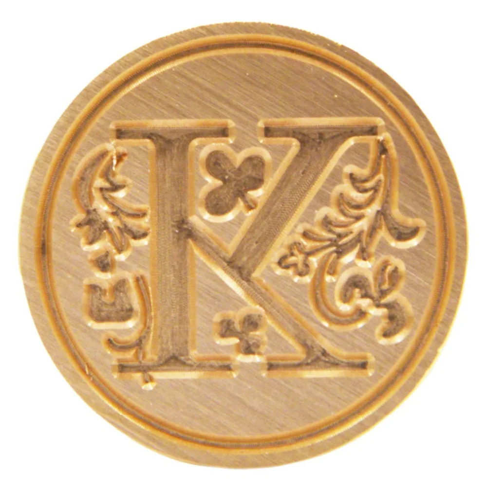 Vintage Style Wooden Handle 26 letter A-Z Alphabet Initial Wax Classic Sealing Seal Stamp (K) | Дом и сад