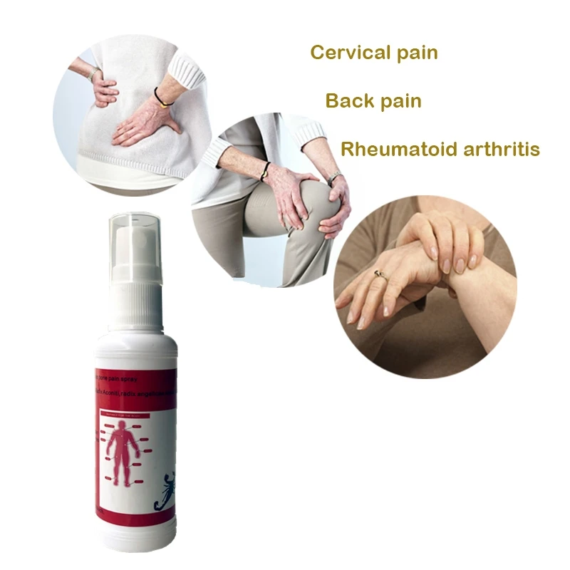 

Scorpion Venom Medicated Essential Oil 50ml Analgesic Patches Neck Migraine Knee Joint Pain Ointment Far IR Musk Spray PW-01