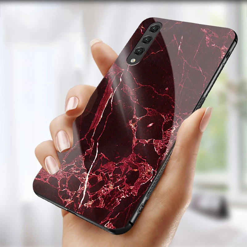 Для Xiaomi Redmi Note 4 4X5 6 7 Pro 5 Plus 6A красочные Стекло крышка чехол для телефона для Xiaomi Mi 8 Lite 9 SE A1 A2 Lite 5X 6X Coque