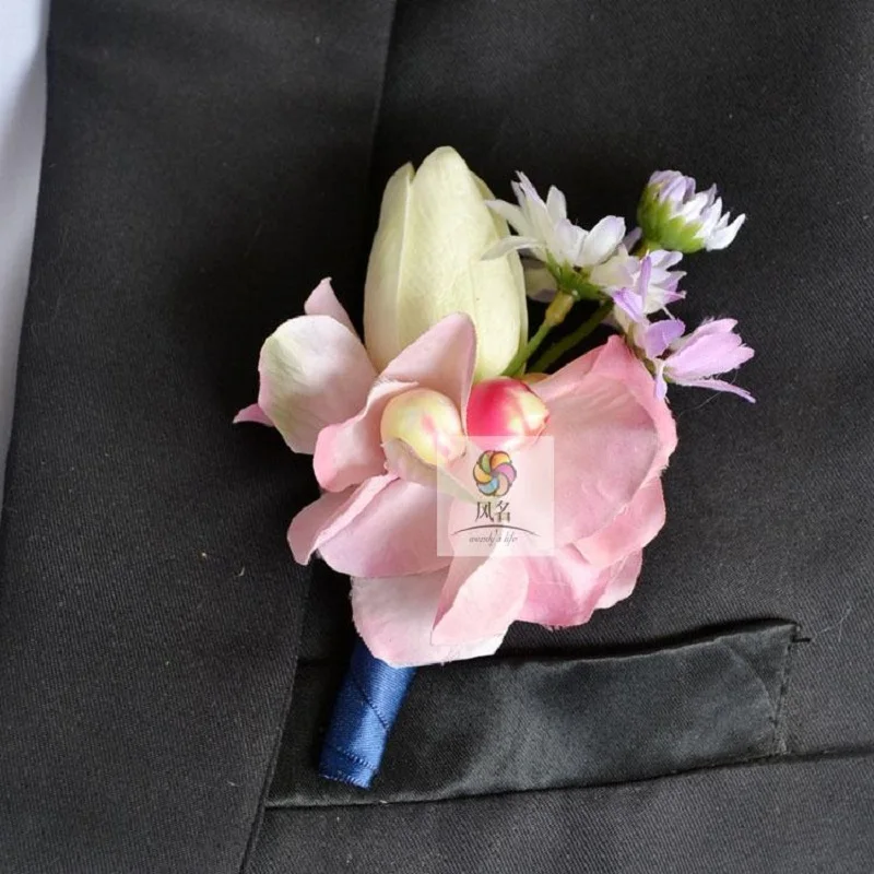 Искусственные корсаж костюм Интимные аксессуары украшения невесты Свадьба