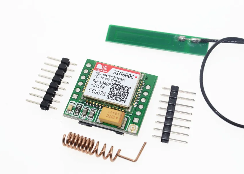 Бесплатная доставка самая маленькая SIM800C GPRS GSM модуль карта MicroSIM основная плата