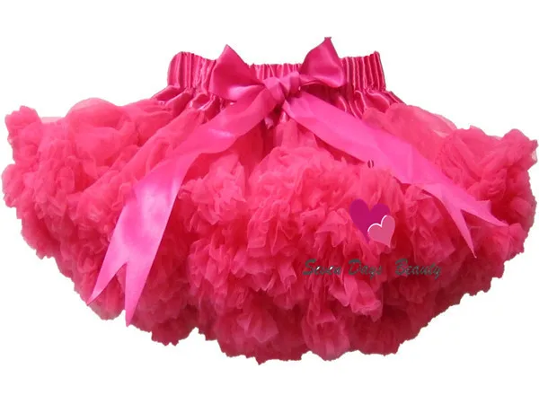 hot pink Новинка 2013 года воздушная шифоновая юбка-пачка для маленьких девочек пышные юбки одежда для маленькой девочки - Цвет: hot pink