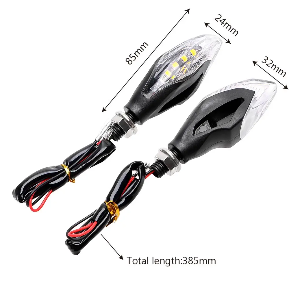 LEEPEE Flash 2 шт. 12 В декоративные огни модифицированные запчасти мотоцикла указатели поворотов Светодиодный направляющая лампа