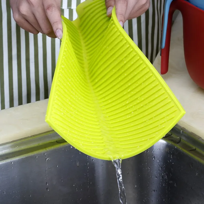 39*25CM Rectangle Dish Drying Mat Premium Heat Resistant Silicone Antibacterial Dishwasher Safe | Дом и сад
