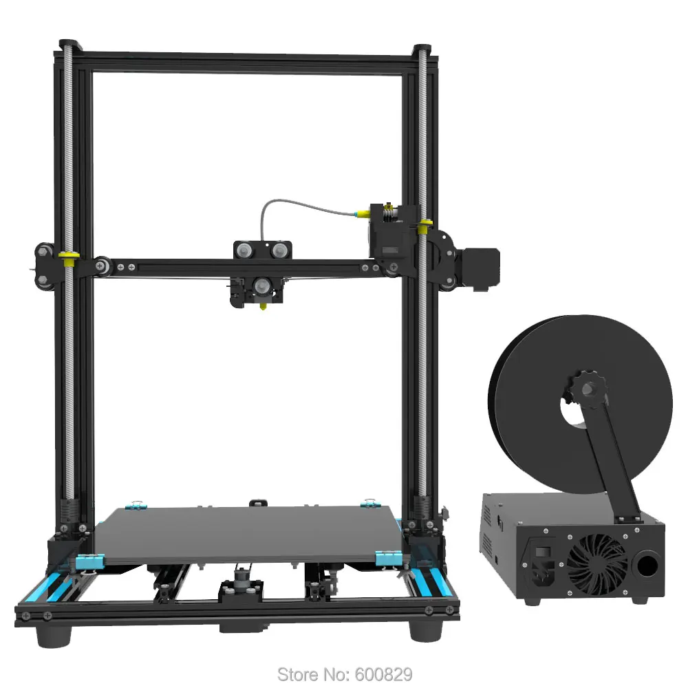Большой объем 3D принтеры DIY Kit Быстрый Установка 330*330*420 мм принт Размеры Алюминий