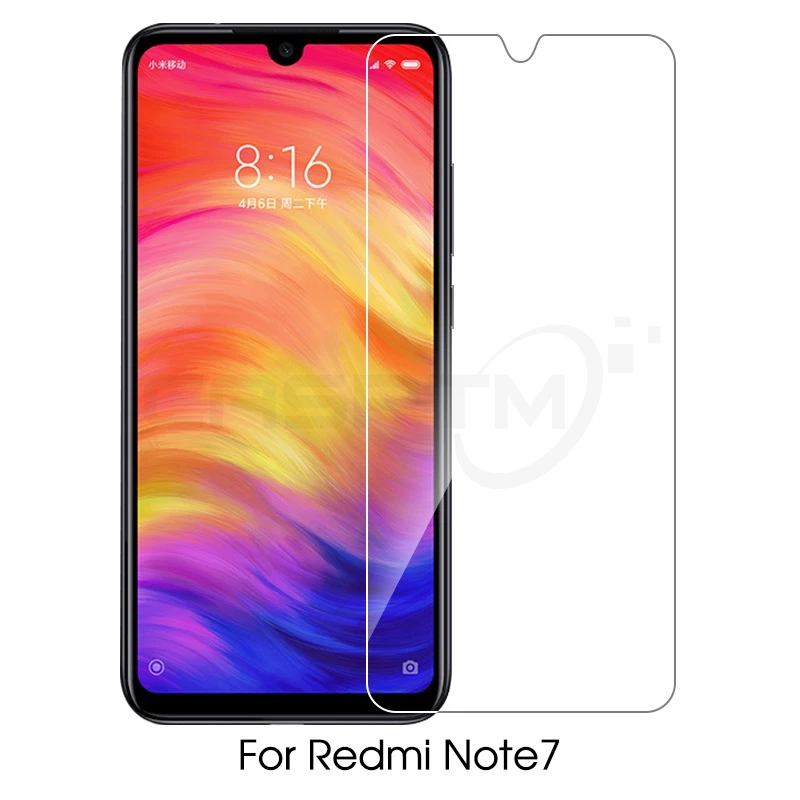 Закаленное стекло для Xiaomi Redmi Note 5 6 7 Pro 4X Защитная пленка 4X6 6A Y1 Lite экрана|Защитные