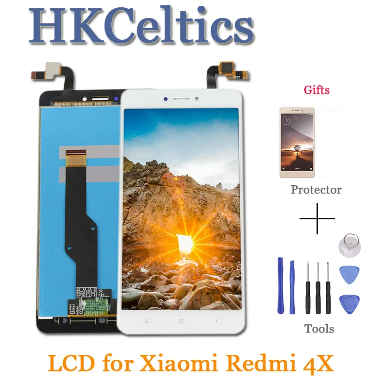 Оригинальный ЖК-дисплей для XIAOMI Redmi 4X сенсорный ЖК-экран с рамкой дисплей 5 0