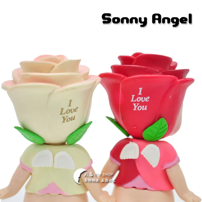6 шт./партия Kewpie кукла-сыночек фигуры ангелов игрушка милая пара Роза серия Sonny Angel фигурка кукла из ПВХ игрушки