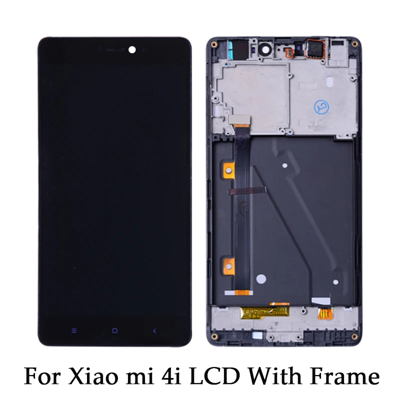 5 0 &quotips lcd для Xiaomi mi 4 дисплей 4C сенсорный экран дигитайзер с рамкой 4i | Мобильные