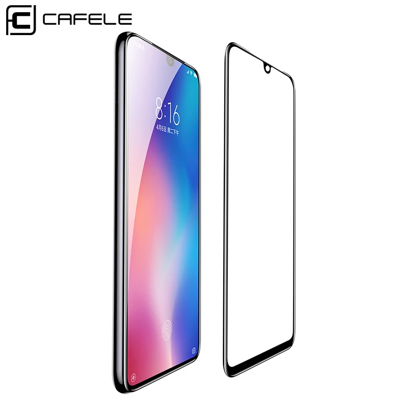 CAFELE Защита экрана для Xiaomi mi 9 полное покрытие закаленное стекло 6D изогнутый край 9H HD Защитное стекло для Xiao mi 9 анти-синий