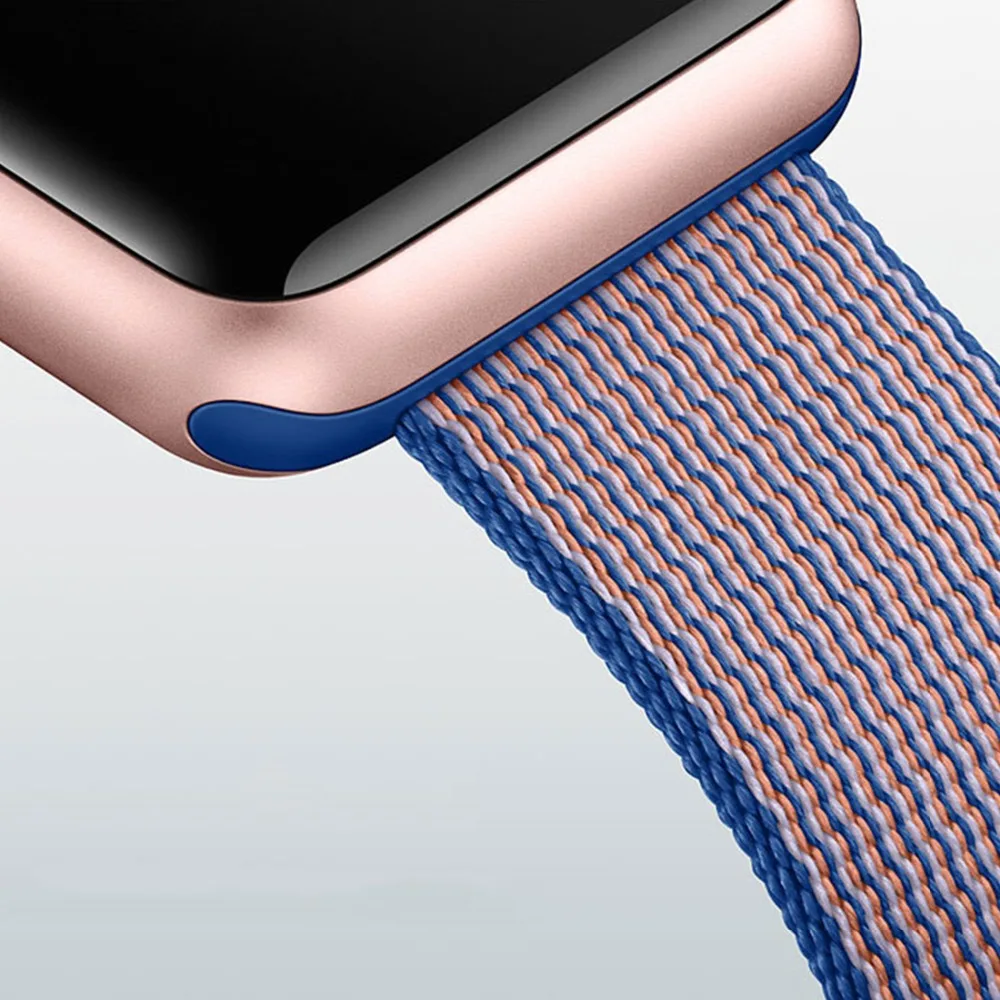 Спортивный ремешок для apple watch band 4 5 44 мм 40 мм iwatch band 42 мм 38 мм apple watch 5 4 3 2 тканый нейлоновый браслет аксессуары для часов